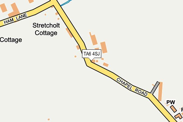 TA6 4SJ map - OS OpenMap – Local (Ordnance Survey)