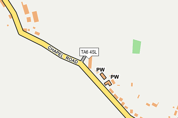 TA6 4SL map - OS OpenMap – Local (Ordnance Survey)