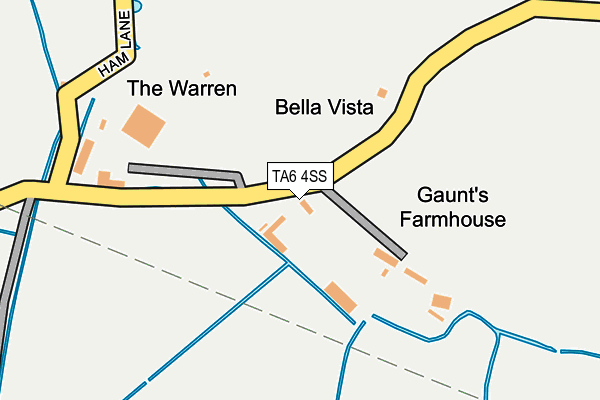 TA6 4SS map - OS OpenMap – Local (Ordnance Survey)