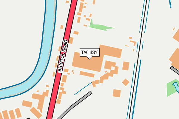 TA6 4SY map - OS OpenMap – Local (Ordnance Survey)