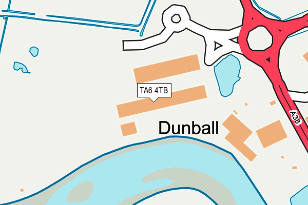 TA6 4TB map - OS OpenMap – Local (Ordnance Survey)