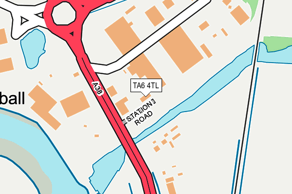 TA6 4TL map - OS OpenMap – Local (Ordnance Survey)