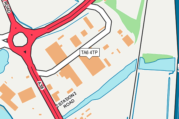 TA6 4TP map - OS OpenMap – Local (Ordnance Survey)