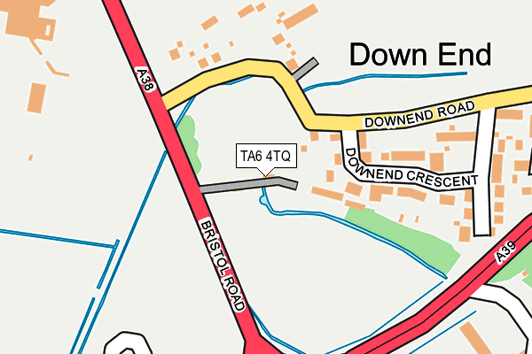 TA6 4TQ map - OS OpenMap – Local (Ordnance Survey)