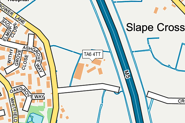 TA6 4TT map - OS OpenMap – Local (Ordnance Survey)