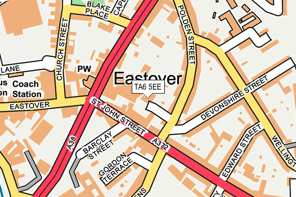 TA6 5EE map - OS OpenMap – Local (Ordnance Survey)