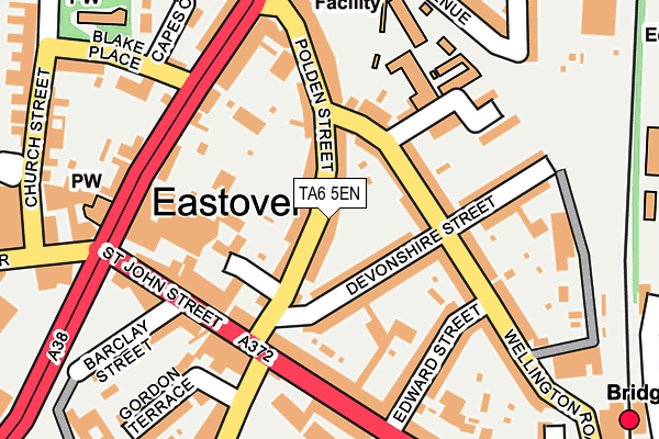 TA6 5EN map - OS OpenMap – Local (Ordnance Survey)