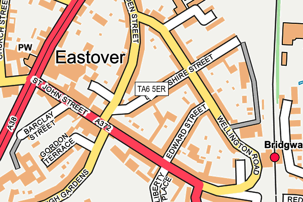 TA6 5ER map - OS OpenMap – Local (Ordnance Survey)