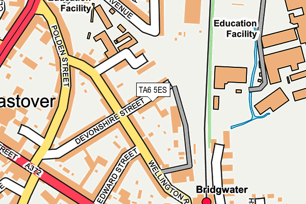 TA6 5ES map - OS OpenMap – Local (Ordnance Survey)