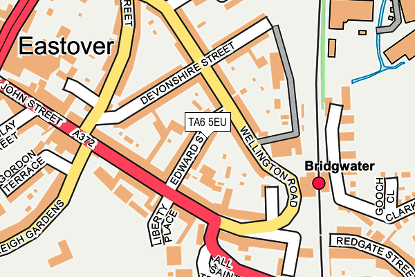 TA6 5EU map - OS OpenMap – Local (Ordnance Survey)