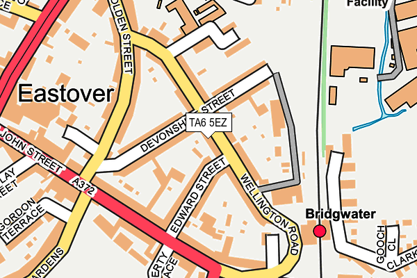 TA6 5EZ map - OS OpenMap – Local (Ordnance Survey)