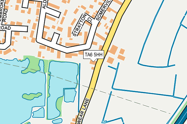 TA6 5HH map - OS OpenMap – Local (Ordnance Survey)