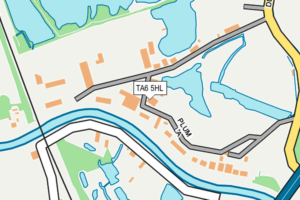 TA6 5HL map - OS OpenMap – Local (Ordnance Survey)