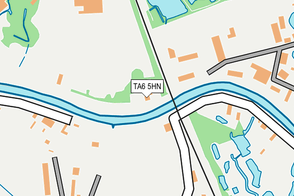TA6 5HN map - OS OpenMap – Local (Ordnance Survey)