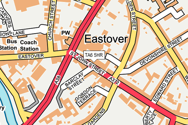 TA6 5HR map - OS OpenMap – Local (Ordnance Survey)