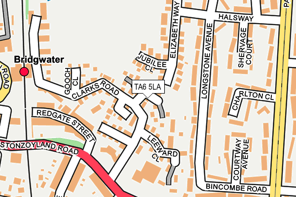 TA6 5LA map - OS OpenMap – Local (Ordnance Survey)