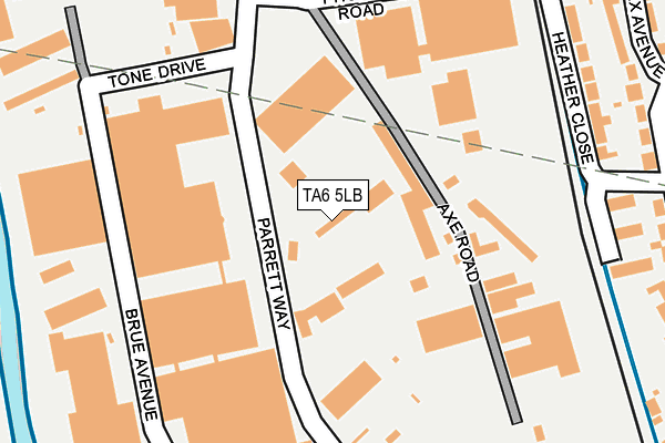 TA6 5LB map - OS OpenMap – Local (Ordnance Survey)