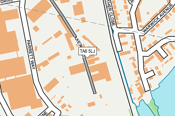 TA6 5LJ map - OS OpenMap – Local (Ordnance Survey)