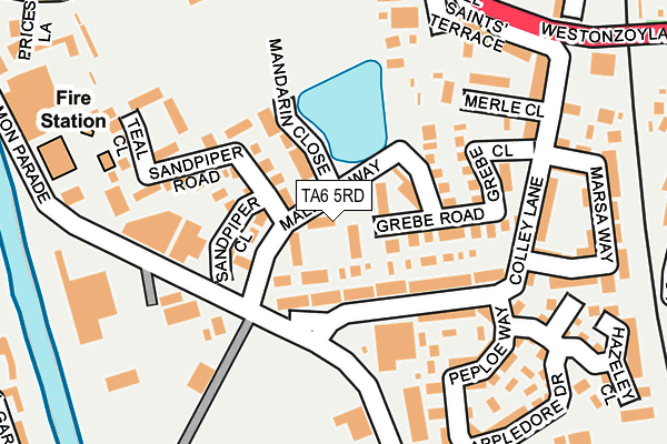 TA6 5RD map - OS OpenMap – Local (Ordnance Survey)