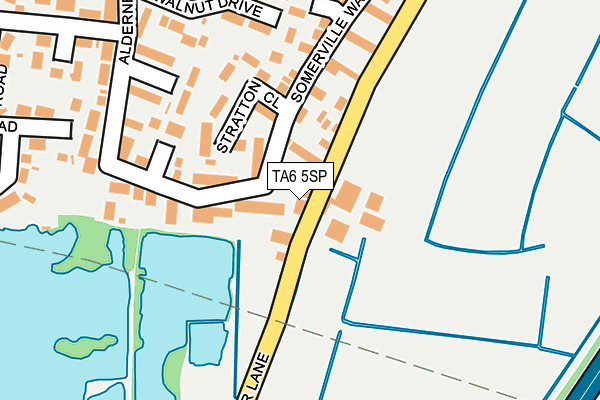 TA6 5SP map - OS OpenMap – Local (Ordnance Survey)