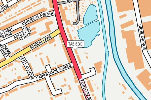 TA6 6BQ map - OS OpenMap – Local (Ordnance Survey)