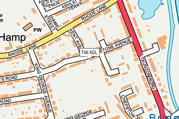 TA6 6DL map - OS OpenMap – Local (Ordnance Survey)