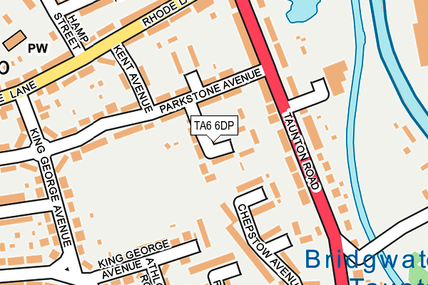 TA6 6DP map - OS OpenMap – Local (Ordnance Survey)