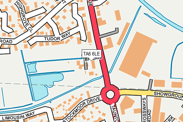 TA6 6LE map - OS OpenMap – Local (Ordnance Survey)