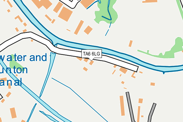 TA6 6LG map - OS OpenMap – Local (Ordnance Survey)