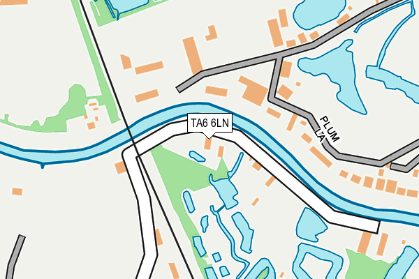 TA6 6LN map - OS OpenMap – Local (Ordnance Survey)