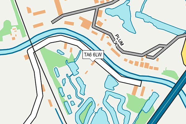 TA6 6LW map - OS OpenMap – Local (Ordnance Survey)