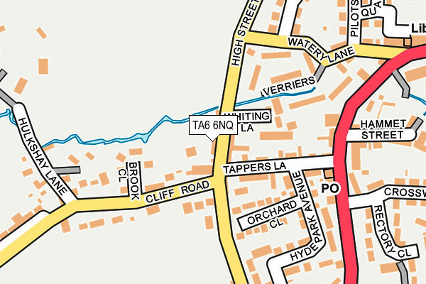 TA6 6NQ map - OS OpenMap – Local (Ordnance Survey)