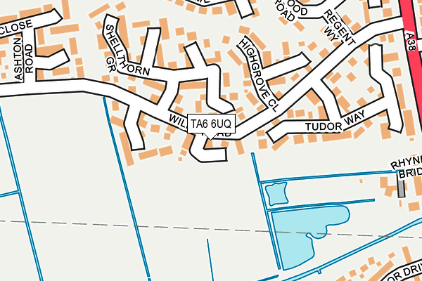 TA6 6UQ map - OS OpenMap – Local (Ordnance Survey)