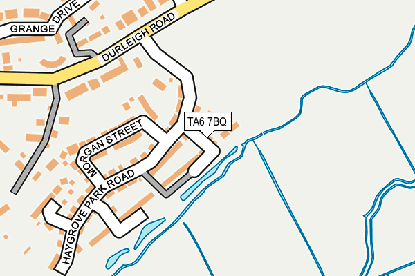 TA6 7BQ map - OS OpenMap – Local (Ordnance Survey)
