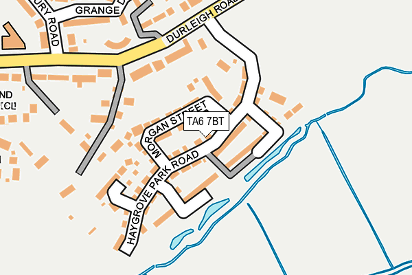 TA6 7BT map - OS OpenMap – Local (Ordnance Survey)