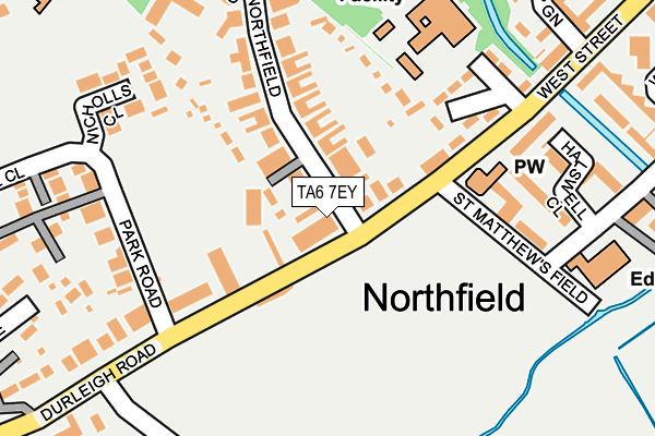 TA6 7EY map - OS OpenMap – Local (Ordnance Survey)