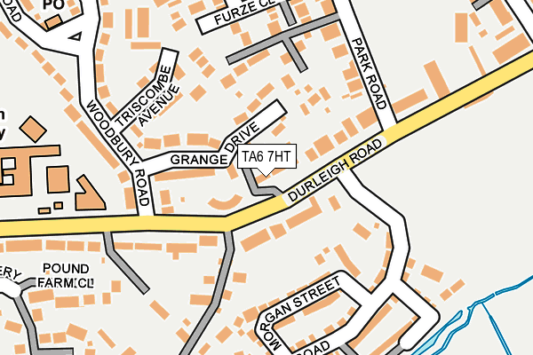 TA6 7HT map - OS OpenMap – Local (Ordnance Survey)