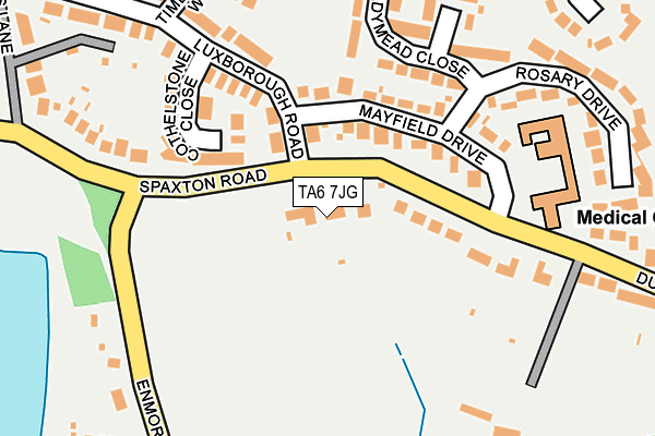 TA6 7JG map - OS OpenMap – Local (Ordnance Survey)