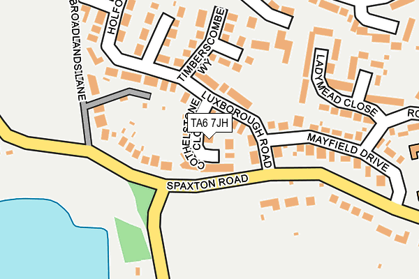 TA6 7JH map - OS OpenMap – Local (Ordnance Survey)