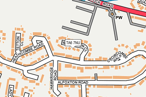 TA6 7NU map - OS OpenMap – Local (Ordnance Survey)