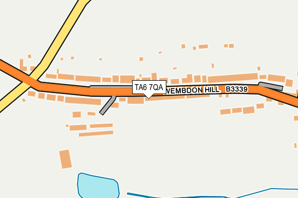 TA6 7QA map - OS OpenMap – Local (Ordnance Survey)