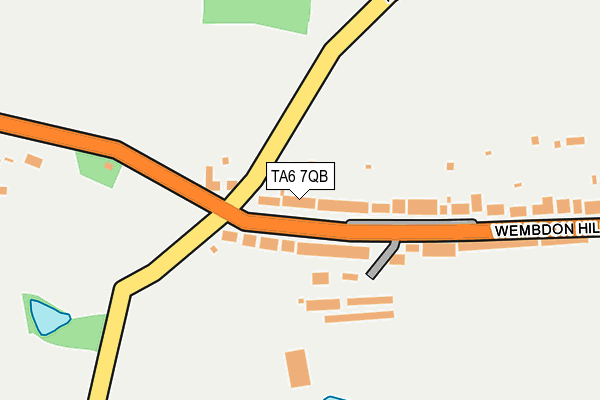 TA6 7QB map - OS OpenMap – Local (Ordnance Survey)