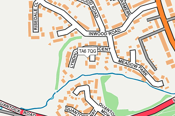 TA6 7QG map - OS OpenMap – Local (Ordnance Survey)