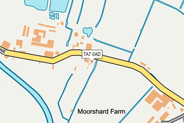 TA7 0AD map - OS OpenMap – Local (Ordnance Survey)