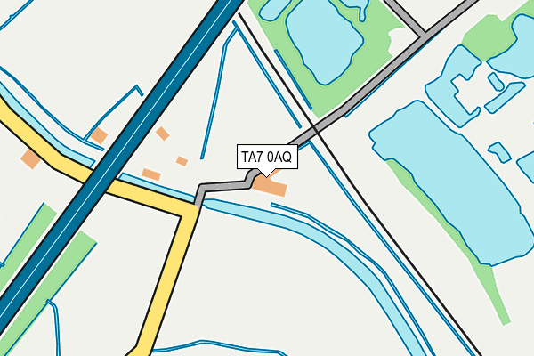 TA7 0AQ map - OS OpenMap – Local (Ordnance Survey)