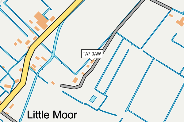 TA7 0AW map - OS OpenMap – Local (Ordnance Survey)