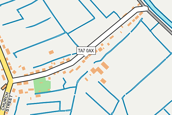 TA7 0AX map - OS OpenMap – Local (Ordnance Survey)