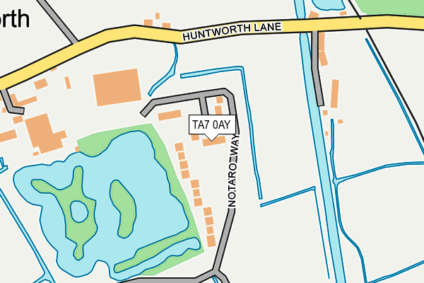 TA7 0AY map - OS OpenMap – Local (Ordnance Survey)