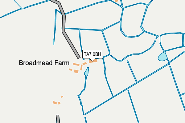 TA7 0BH map - OS OpenMap – Local (Ordnance Survey)