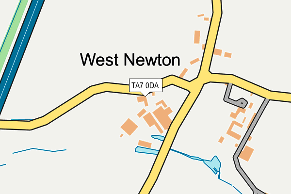 TA7 0DA map - OS OpenMap – Local (Ordnance Survey)